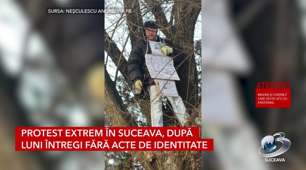 protest extrem in suceava dupa luni intregi fara acte de identitate
