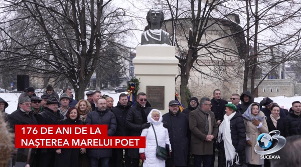 omagiu adus lui mihai eminescu la suceava