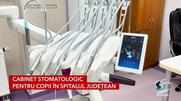 premiera nationala la suceava cabinet stomatologic pentru copii in spitalul judetean