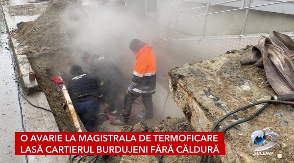 o avarie la magistrala de termoficare a lasat cartierul burdujeni fara apa calda si caldura