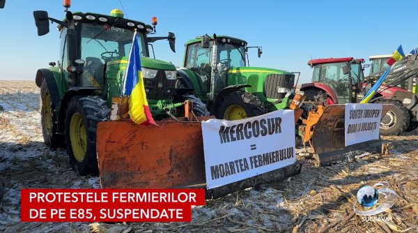 protestele fermierilor de pe e85 suspendate