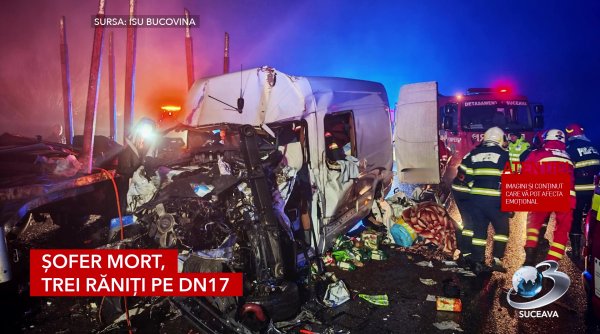 sofer mort trei raniti pe dn17