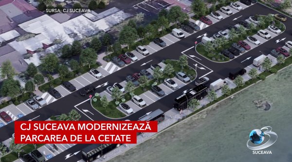 cj suceava modernizeaza parcarea de la cetate