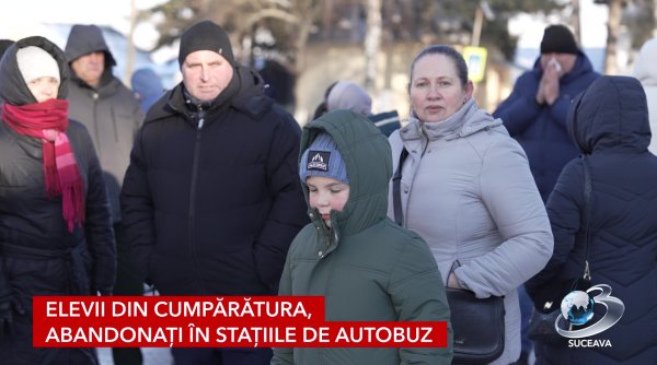 elevii din cumparatura abandonati in statiile de autobuz