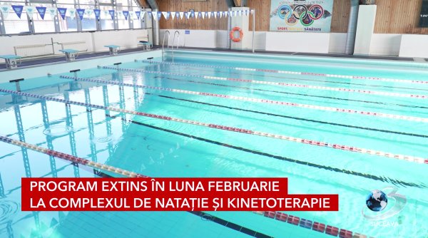 program extins in luna februarie la complexul de natatie si kinetoterapie