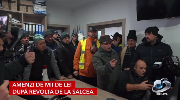 amenzi de mii de lei dupa revolta de la salcea