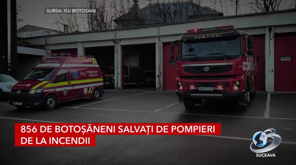 23 de misiuni pe zi ale pompierilor botosaneni in 2025