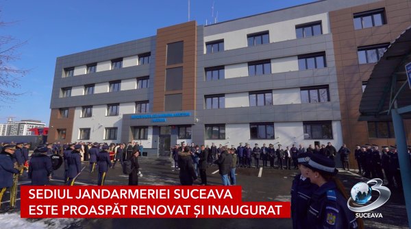 sediul jandarmeriei suceava este proaspat renovat si inaugurat