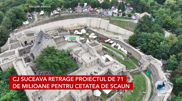 cj suceava retrage proiectul de 71 de milioane pentru cetatea de scaun