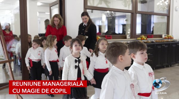 reuniune manageriala cu magie de copil