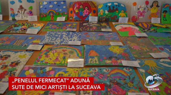 penelul fermecat aduna sute de mici artisti la suceava