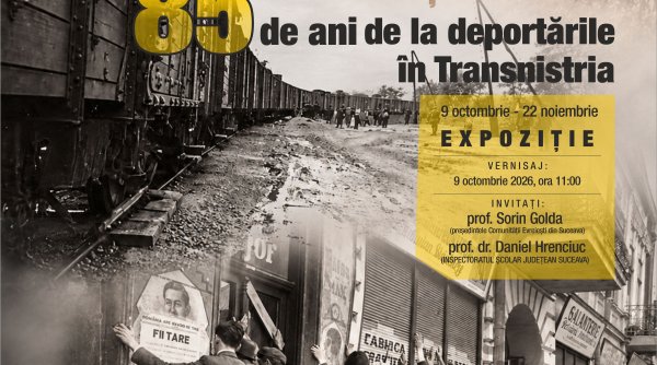 85 de ani de la deportarile in transnistria expozitie dedicata memoriei victimelor holocaustului