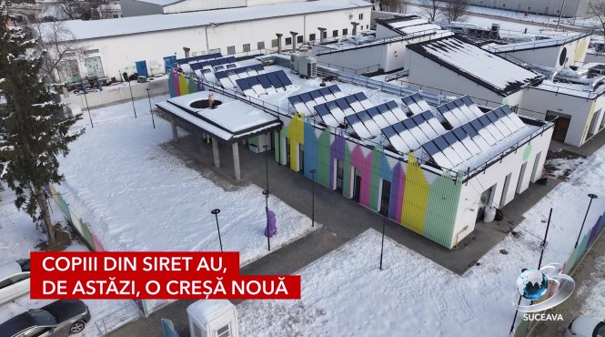 copiii din siret au de astazi o cresa noua