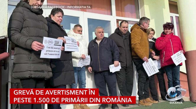 greva de avertisment in peste 1 500 de primarii din romania
