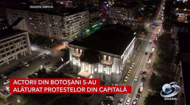 actorii din botosani s au alaturat protestelor din capitala
