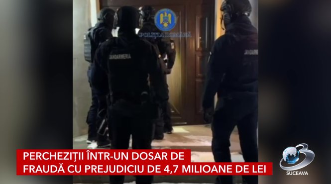perchezitii intr un dosar de frauda cu prejudiciu de 4 7 milioane de lei