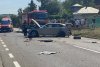 O depășire a provocat un accident teribil în Bunești, pe E85 2210