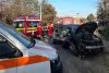 Un bărbat a ajuns la spital după ce s-a izbit cu mașina de un cap de pod 4387