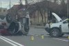 Accident între o autospecială a Poliției și un autoturism, la Piatra-Neamț 7802