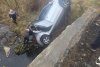 Mașină răsturnată într-un șanț, la Răucești, Neamț 8085