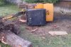 Rădășenean, prins cu piciorul sub mini-excavatorul cu care lucra 10404