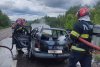 Autoturism făcut scrum în câteva minute, la Bunești 10467