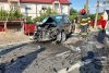 Impact frontal între un microbuz cu 17 persoane și un autoturism, la Văculești, Botoșani 10770