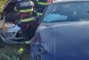 Două mașini au fost distruse și s-au oprit într-o curte, într-un accident din Flămânzi 10801