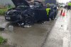 Accident șocant la Drăgușeni: Cupola unei mașini a fost ruptă în impactul cu un tir 10955